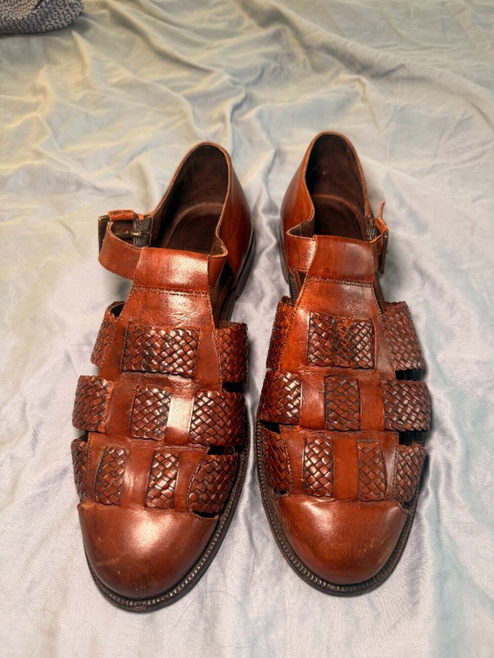 Bragano by Cole Haan Leather Fisherman Sandals | Men’s 12D